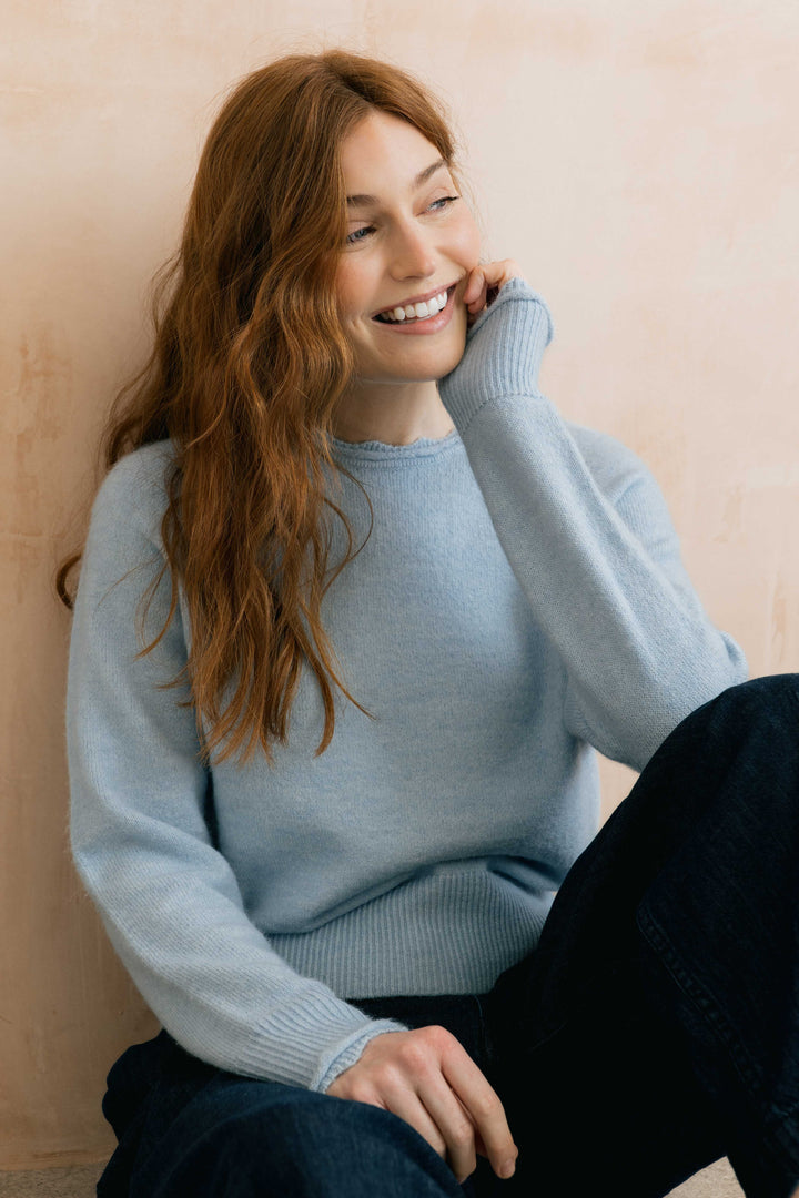 Pull en tricot doux Elodie - Avec alpaga extensible