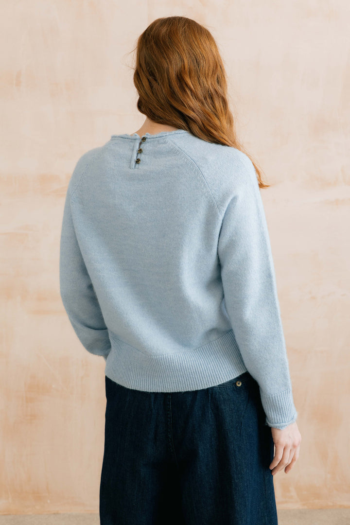 Pull en tricot doux Elodie - Avec alpaga extensible