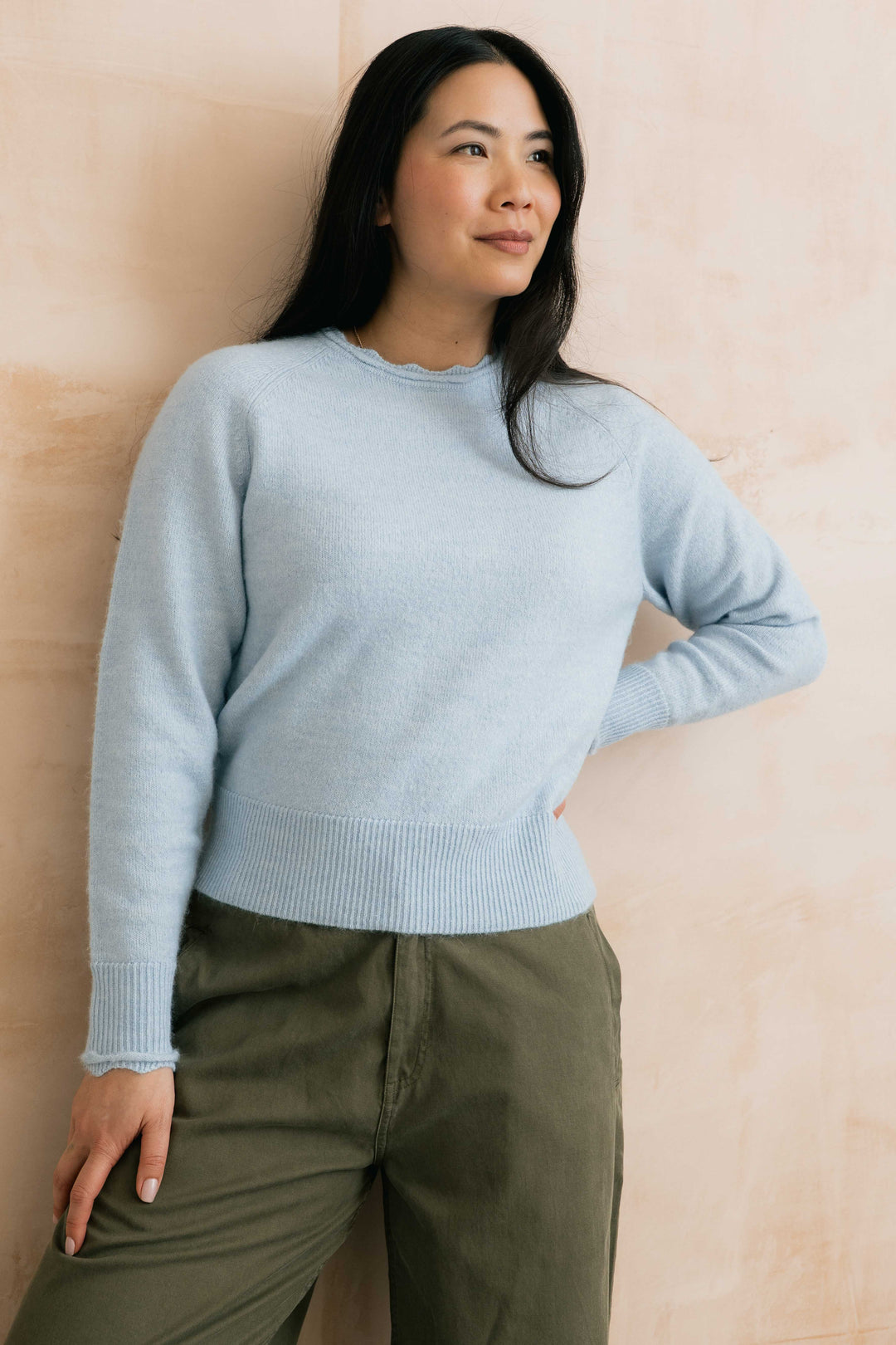 Pull en tricot doux Elodie - Avec alpaga extensible