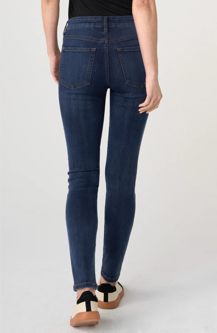 Jeans skinny à taille confort Abby - Mélange de coton