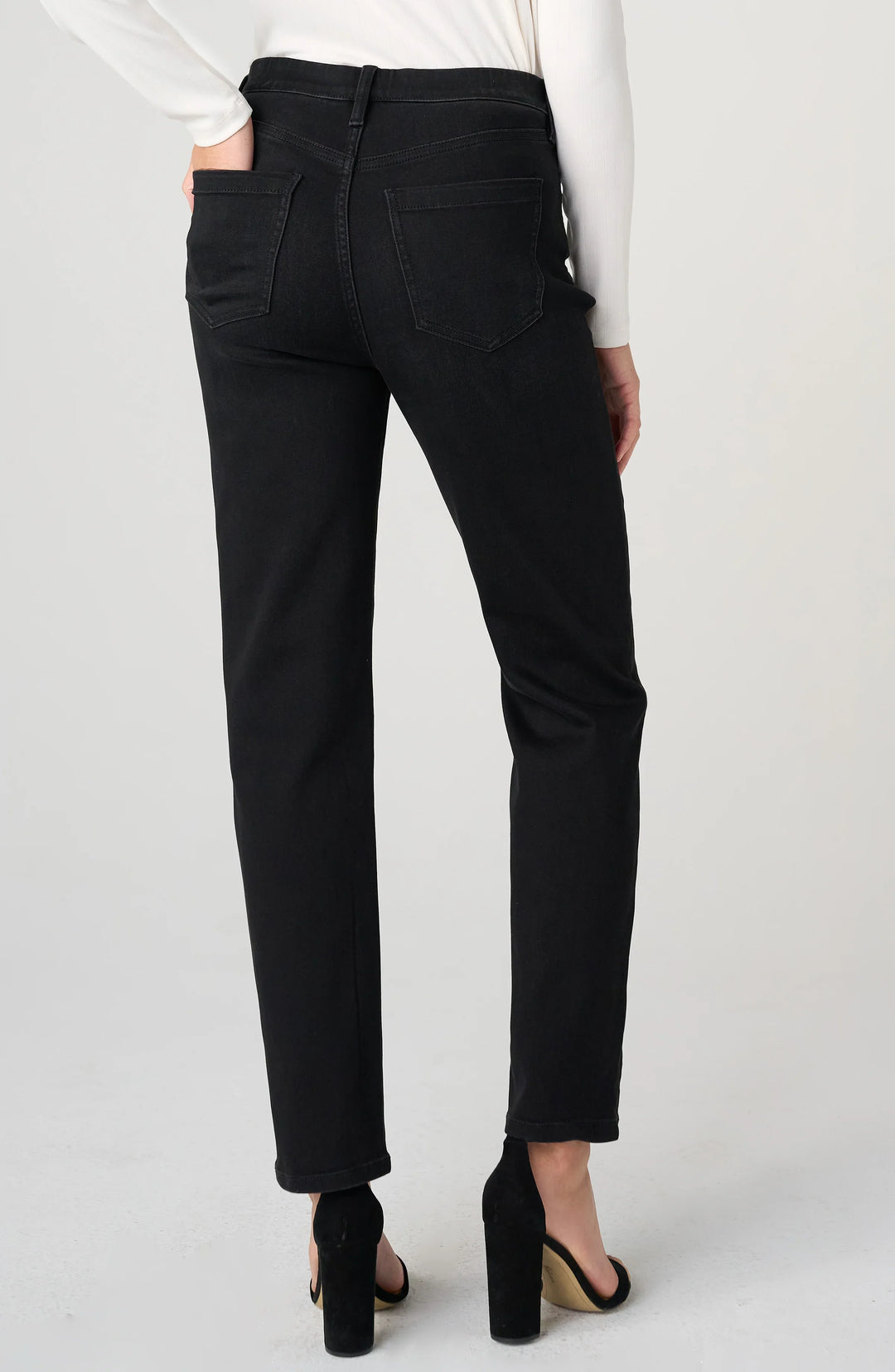 Jeans ajusté à taille confort Rowan - Ajusté avec ceinture élastique invisible