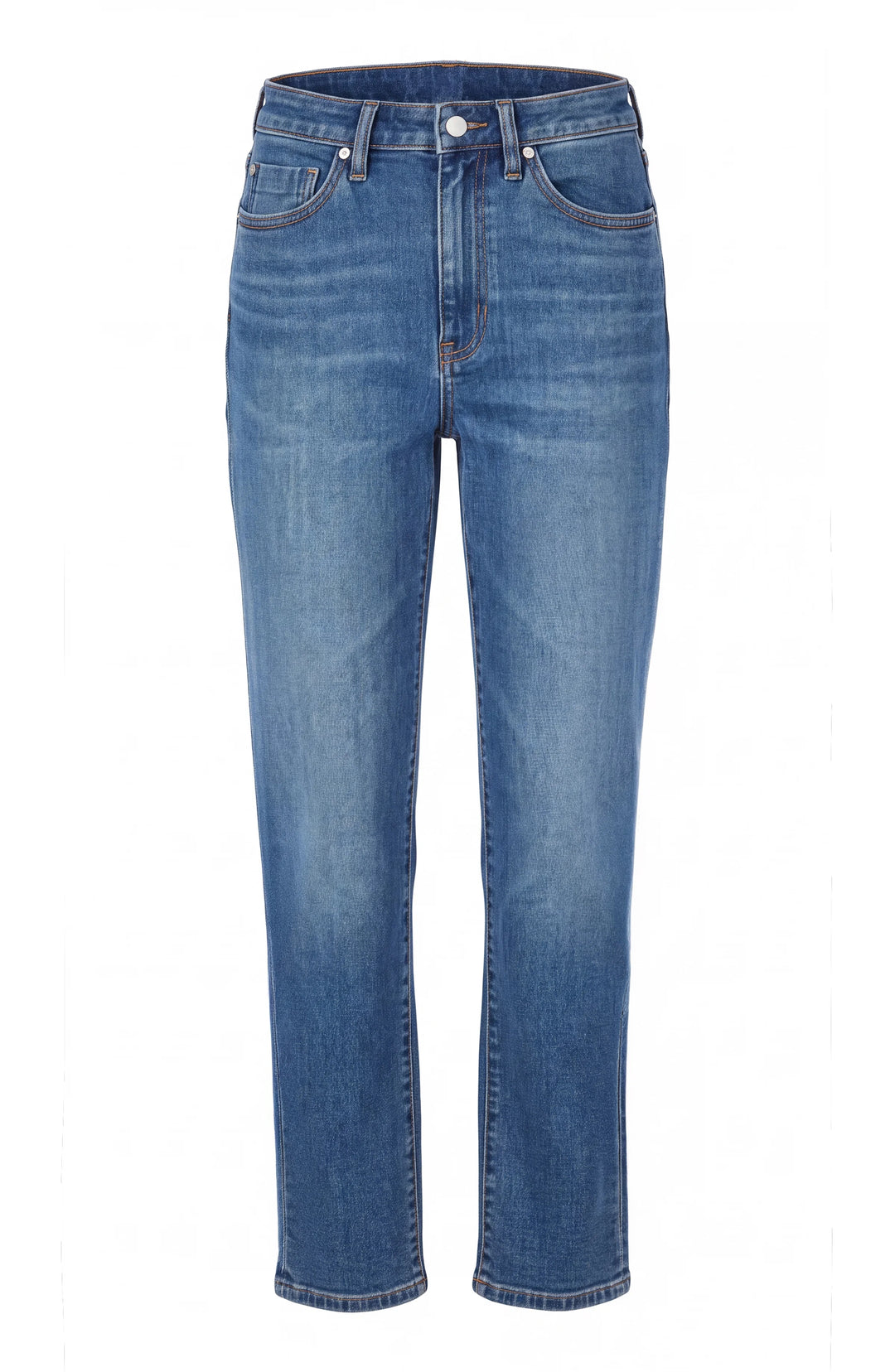 Jeans droit à taille confort Rowan - Avec ceinture élastique invisible