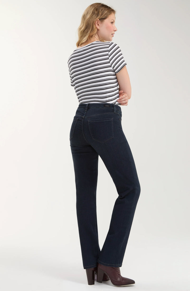 Jeans droit Kennedy - À jambe droite et taille mi-haute en denim écoresponsable