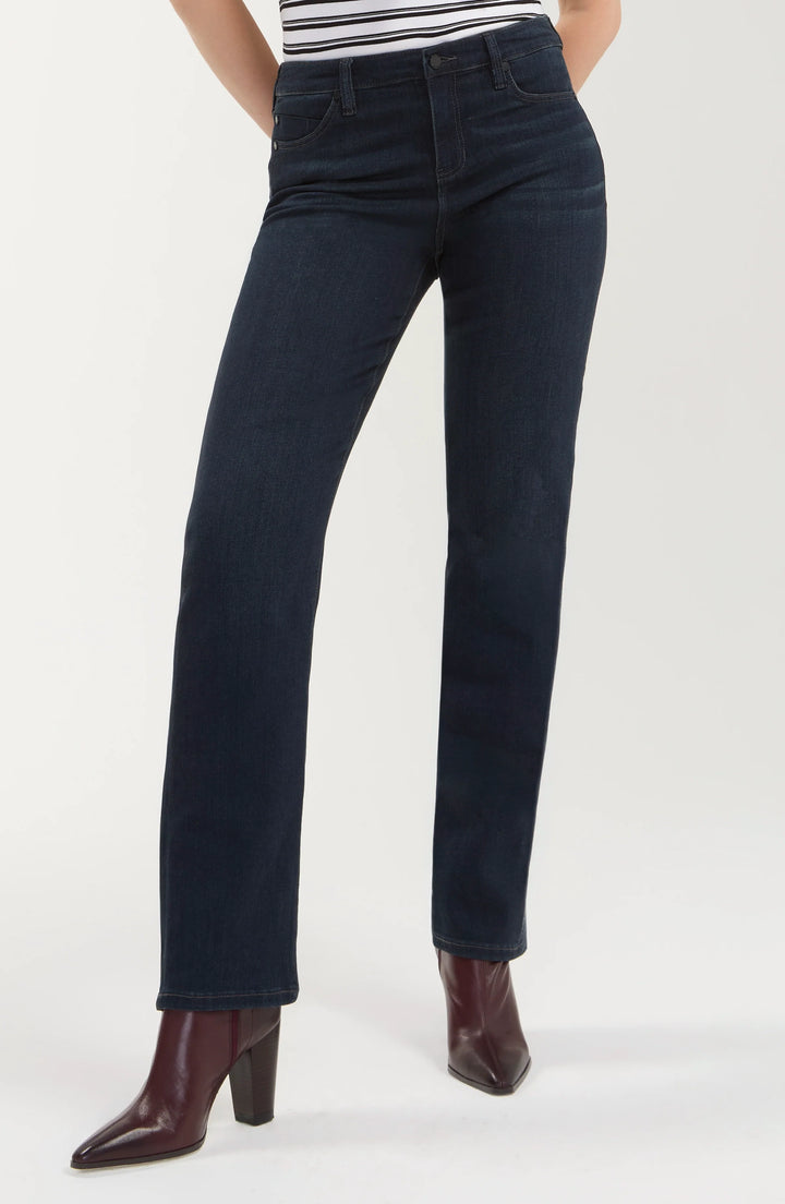 Jeans droit Kennedy - À jambe droite et taille mi-haute en denim écoresponsable