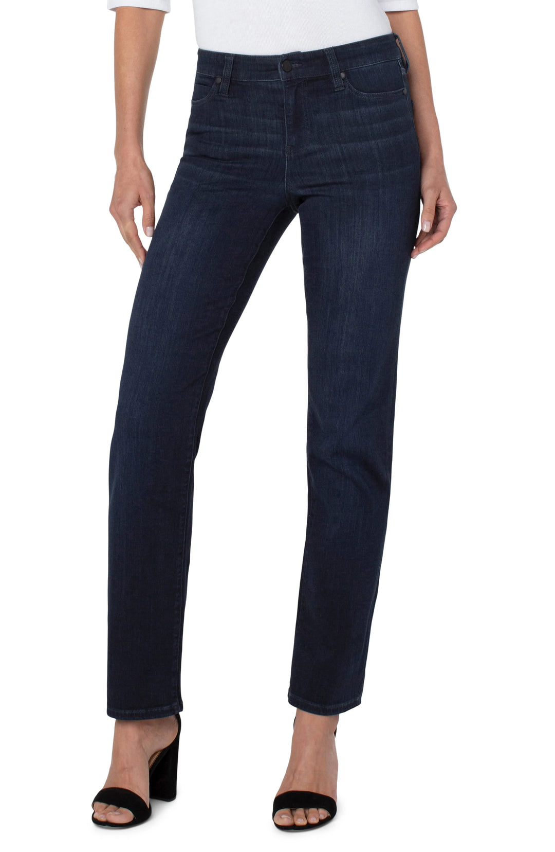 Jeans droit Kennedy - À jambe droite et taille mi-haute en denim écoresponsable