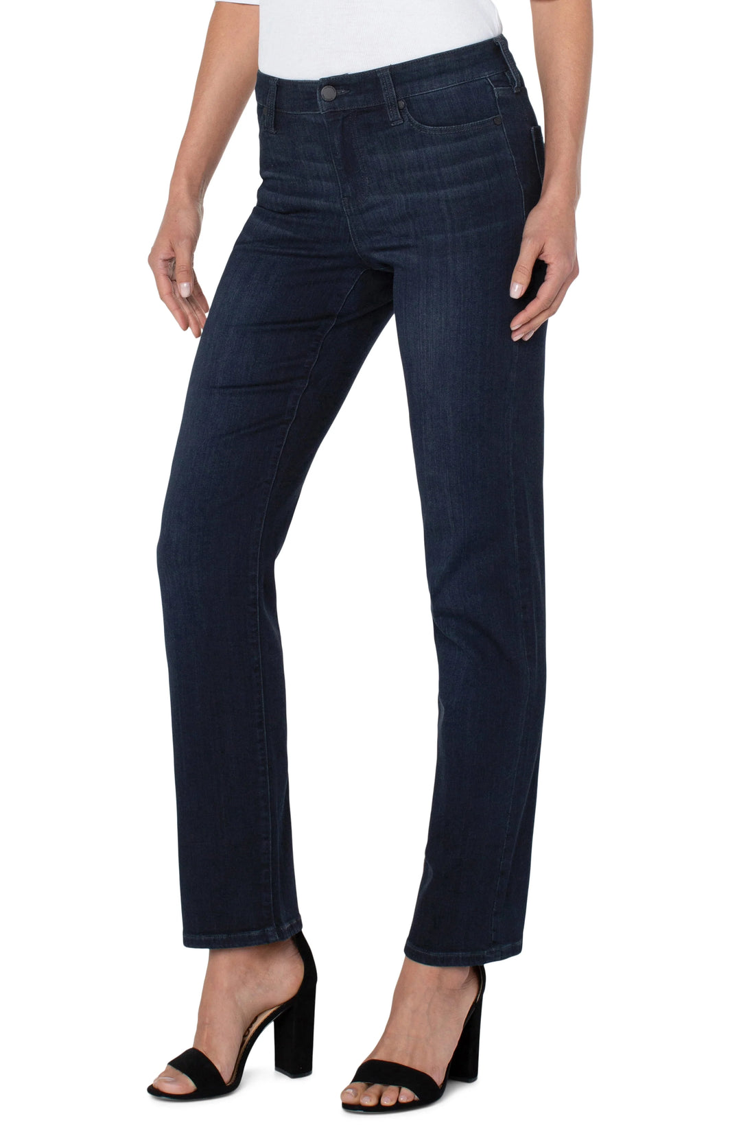Jeans droit Kennedy - À jambe droite et taille mi-haute en denim écoresponsable