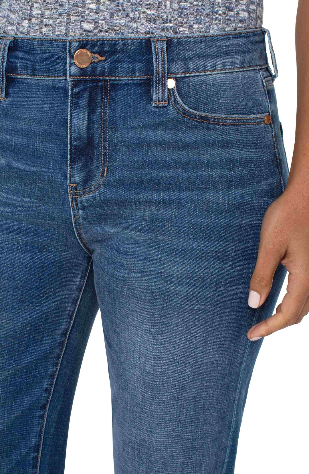 Jean bootcut taille mi-haute Lucy