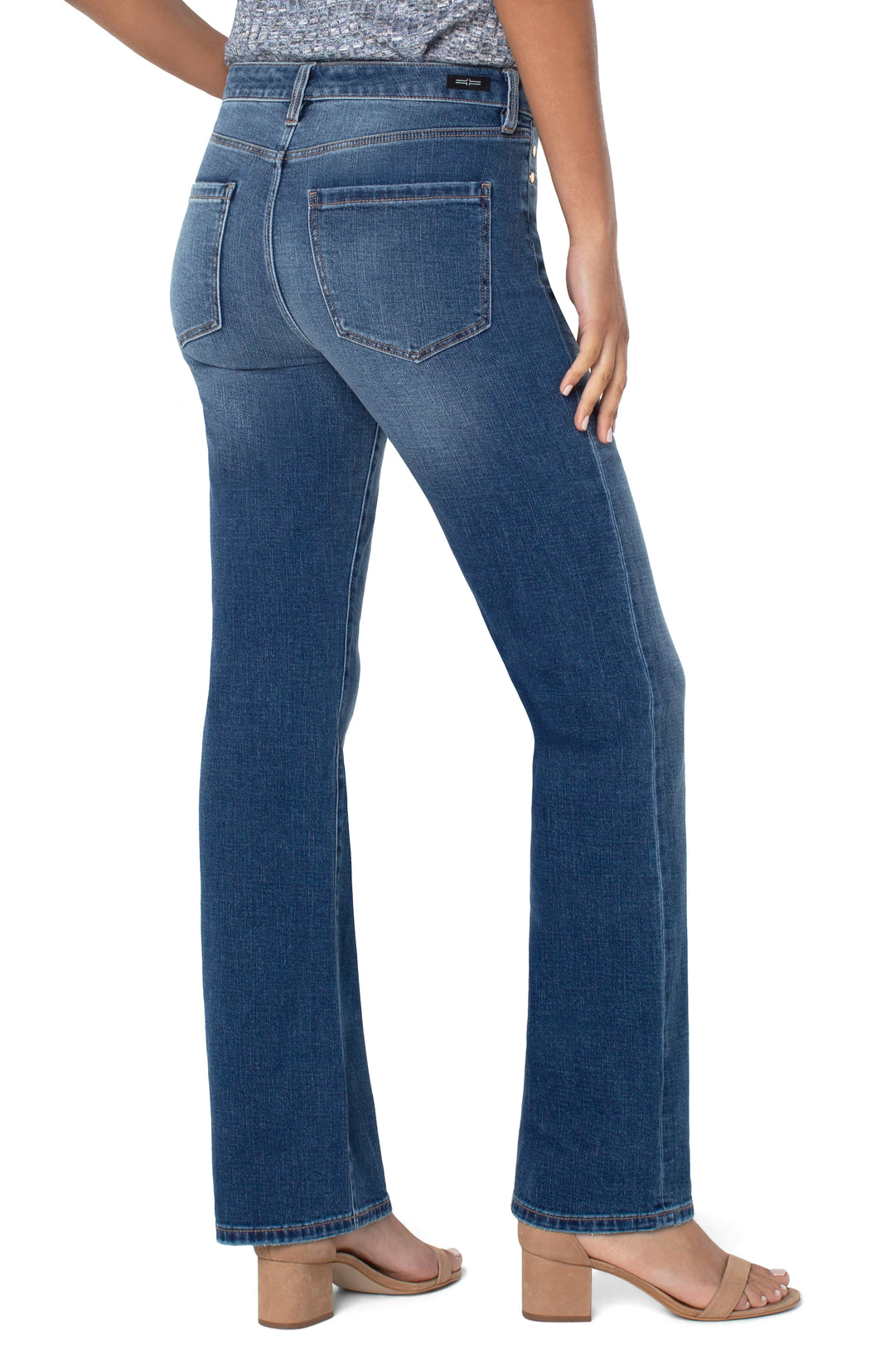 Jean bootcut taille mi-haute Lucy