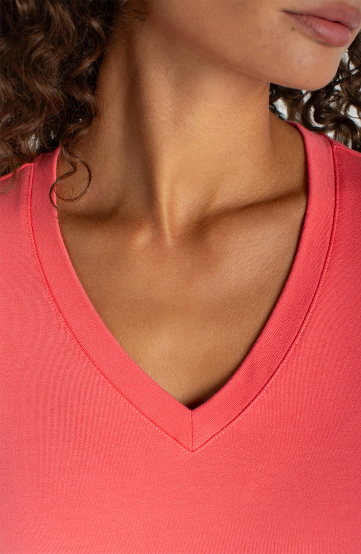 T-shirt en tricot col V