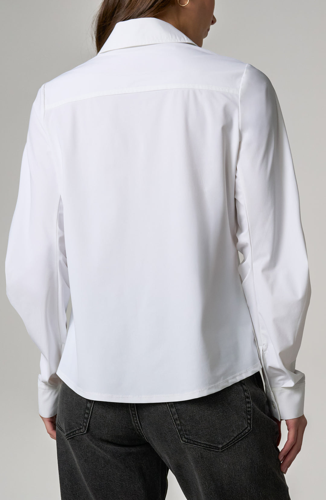 Chemise boutonnée - À détails plissés originaux aux manches