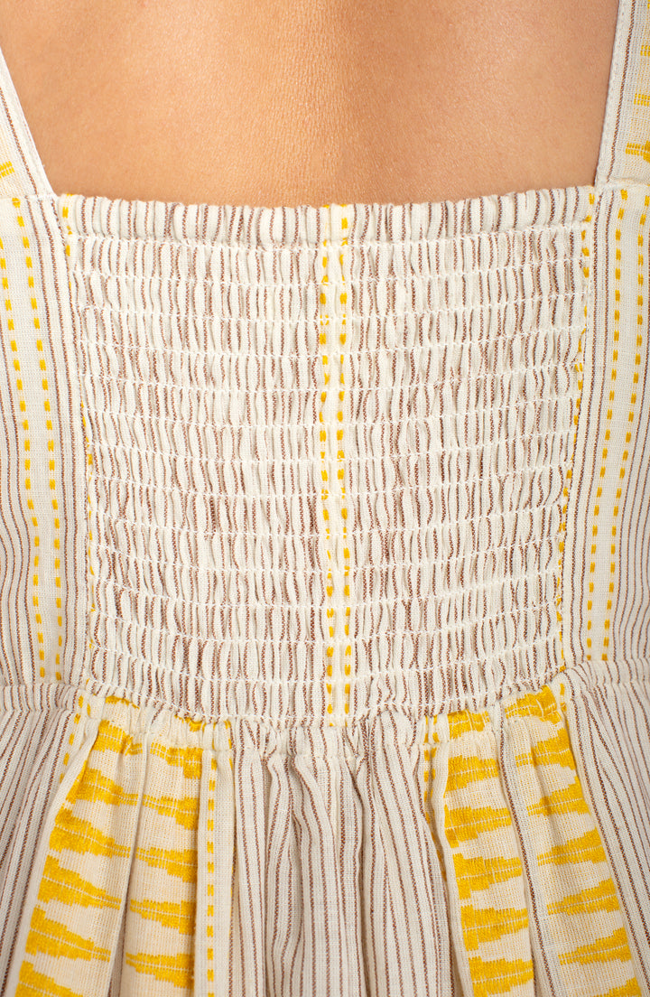 Robe sans manches - 100% coton avec poches latérales intégrées