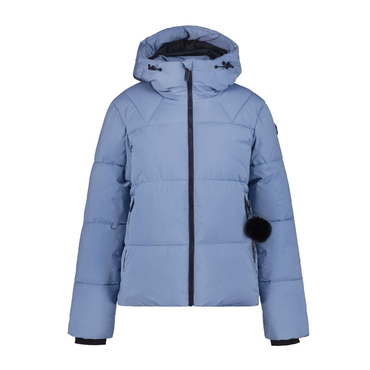 Manteau matelassé court Eiriken - Capuche fixe enveloppante