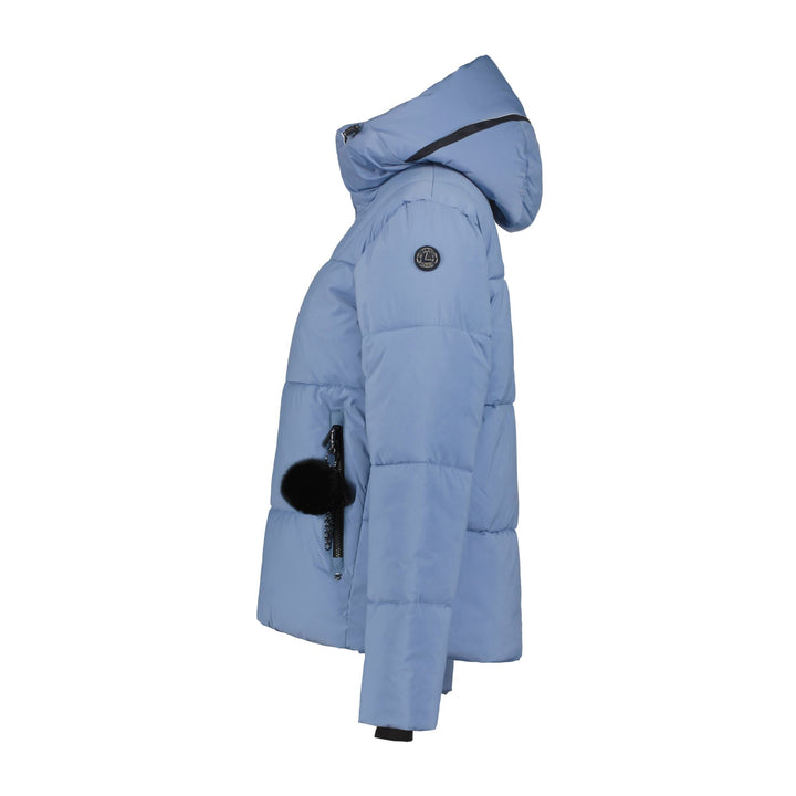 Manteau matelassé court Eiriken - Capuche fixe enveloppante