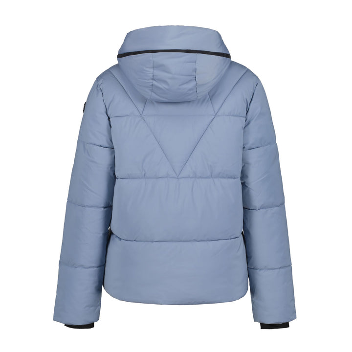 Manteau matelassé court Eiriken - Capuche fixe enveloppante