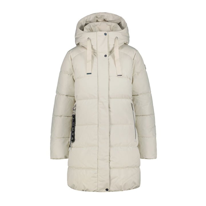 Manteau chaleureux beige crème Halla