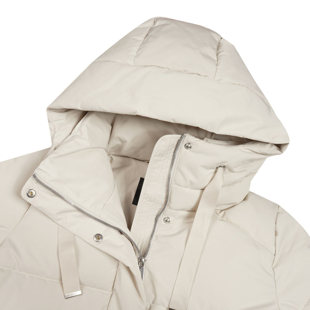Manteau chaleureux beige crème Halla