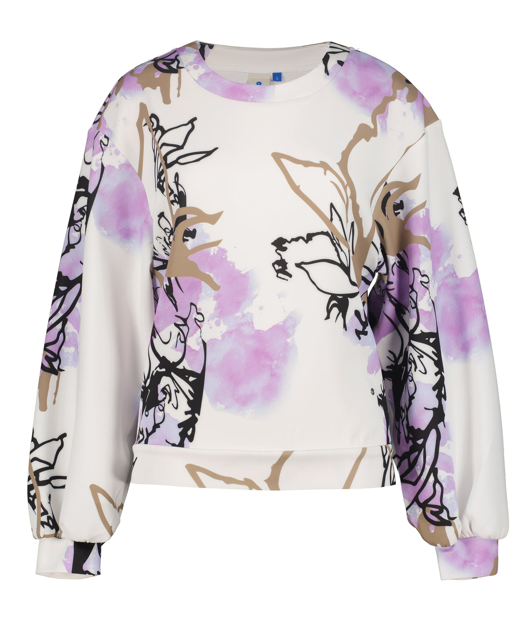 Pull à imprimé floral – Extensible et écoresponsable