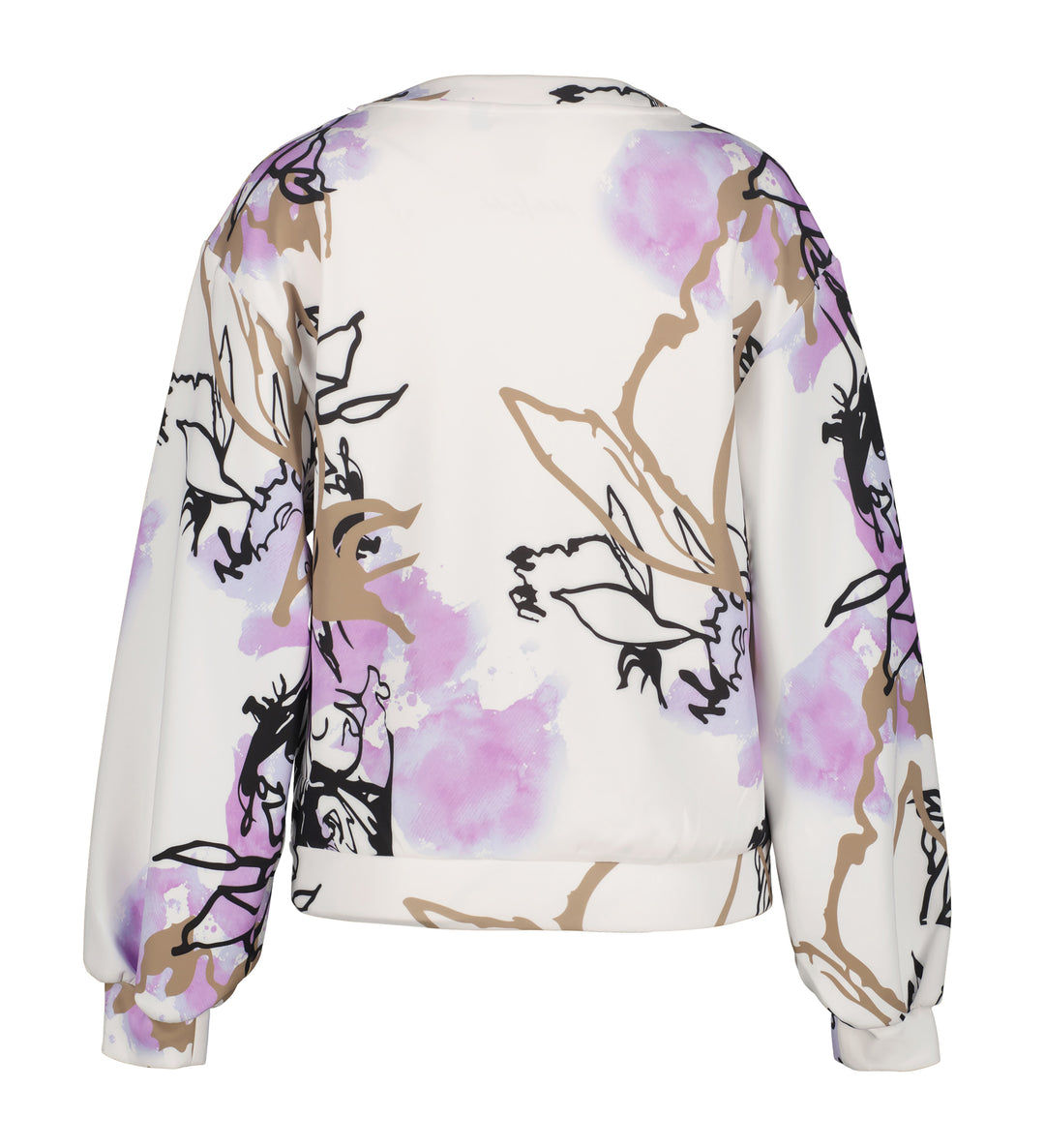 Pull à imprimé floral – Extensible et écoresponsable