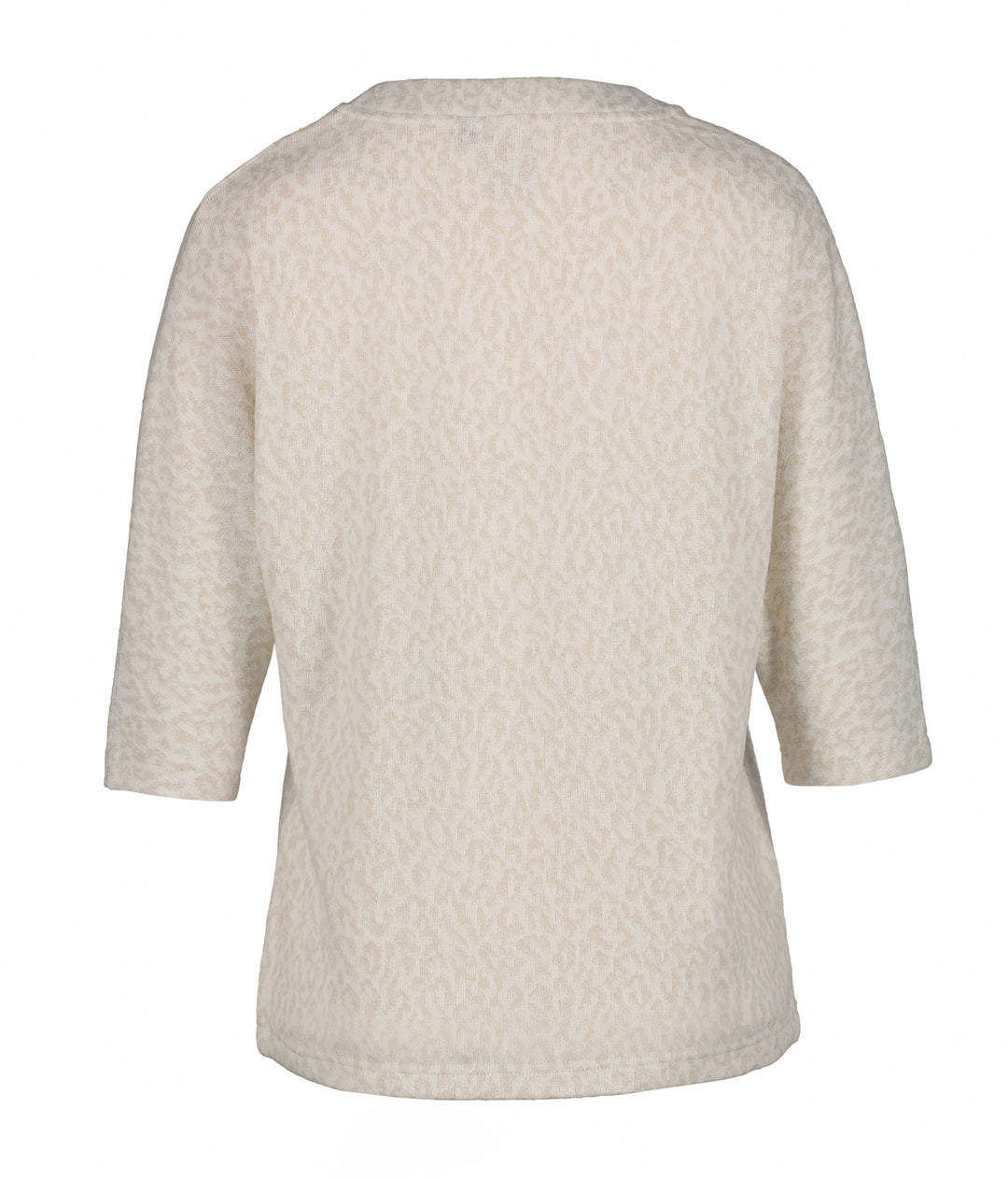 Haut à manches mi-longues Eurasaari – Texture jacquard et col en V