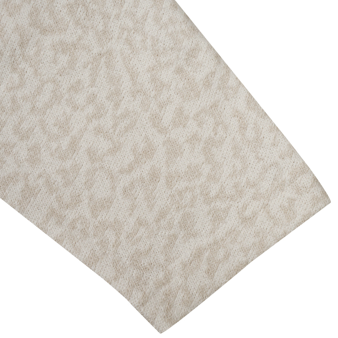 Haut à manches mi-longues Eurasaari – Texture jacquard et col en V