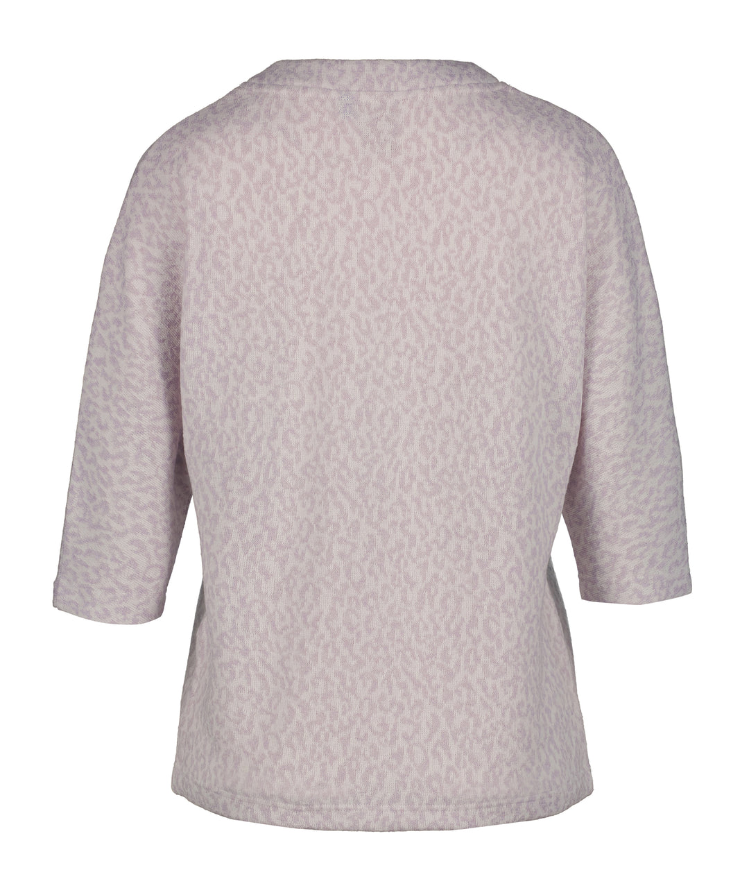 Haut à manches mi-longues Eurasaari – Texture jacquard et col en V