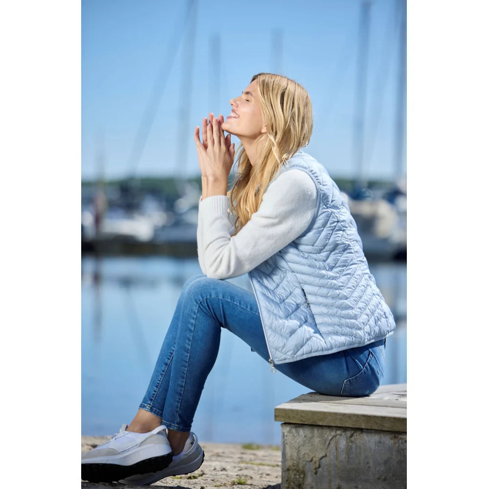 Veste sans manches Louise – Isolation légère et style moderne