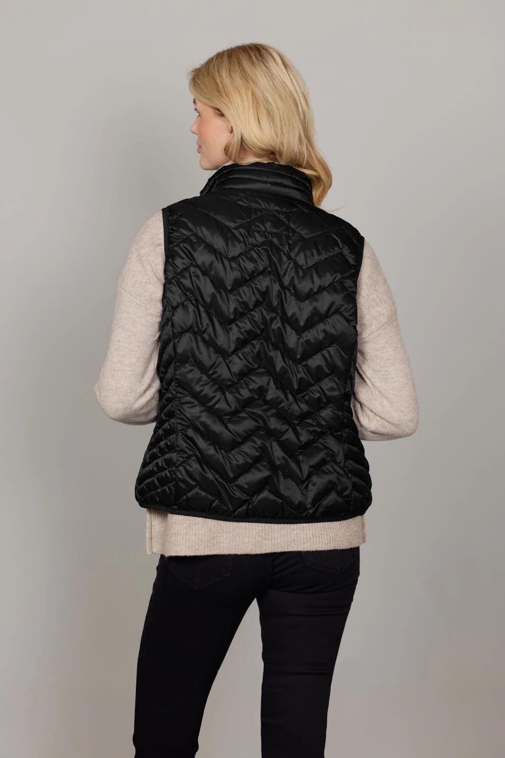 Veste sans manches matelassée en duvet Louise - Ultra-légère au style moderne
