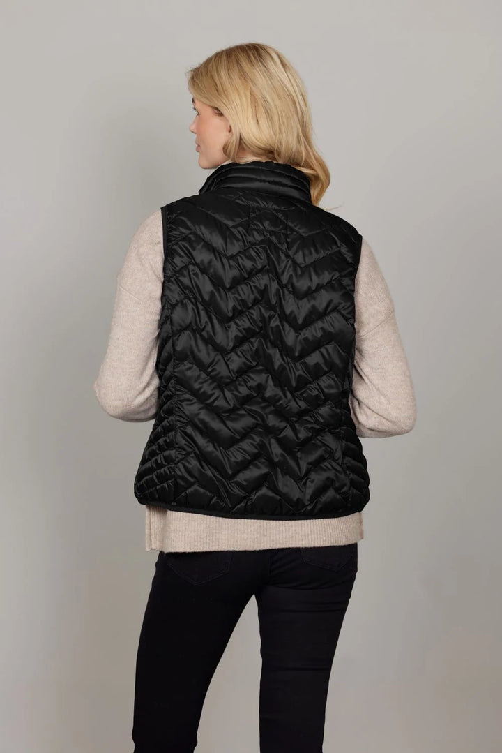 Veste sans manches matelassée en duvet Louise - Ultra-légère au style moderne