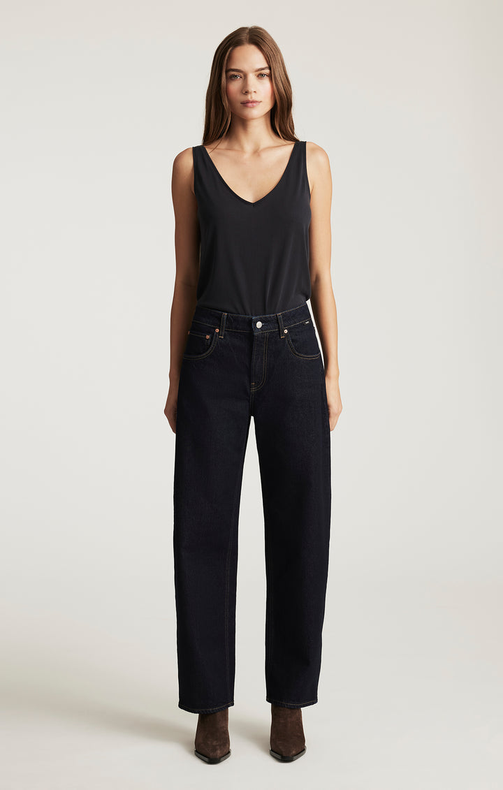 Jean vintage à coupe ballon Nica