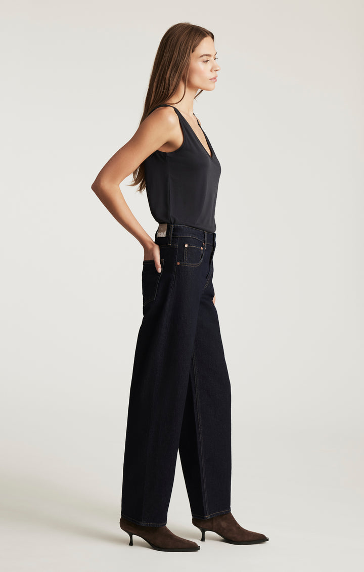 Jean vintage à coupe ballon Nica