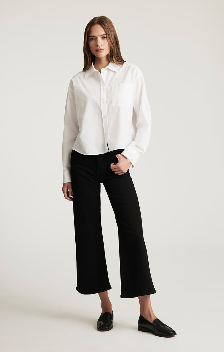 Pantalon large Paloma – Confort extensible et mélange de coton