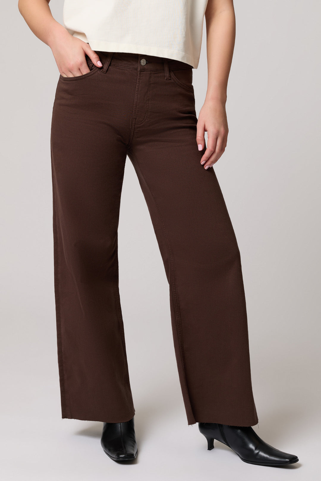 Pantalon large Paloma – Confort extensible et mélange de coton