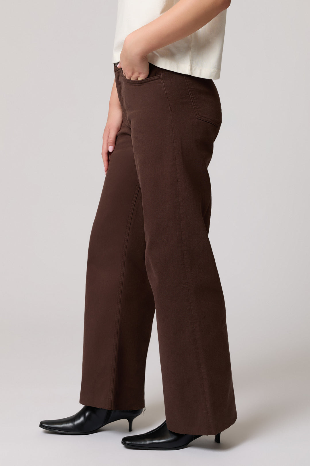 Pantalon large Paloma – Confort extensible et mélange de coton
