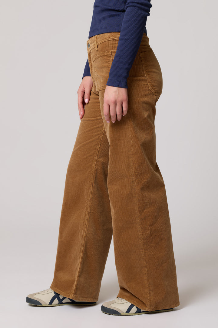 Pantalon large en velours côtelé Paloma - Doux et structuré