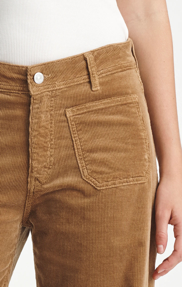 Pantalon large en velours côtelé Paloma - Doux et structuré