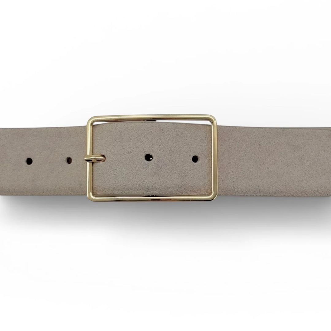 Ceinture en suède Mc - À boucle métallique
