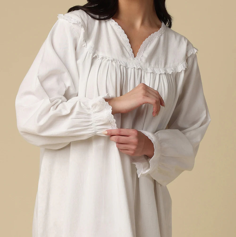 Chemise de nuit en flanelle