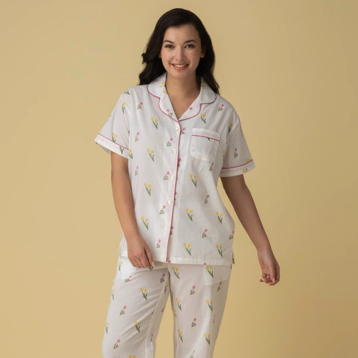 Pyjama 100% coton - Ensemble de nuit pantalon long