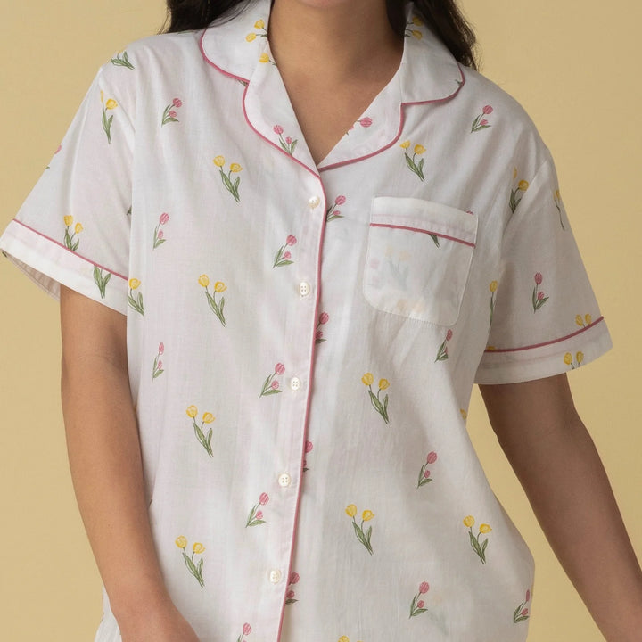 Pyjama 100% coton - Ensemble de nuit pantalon long