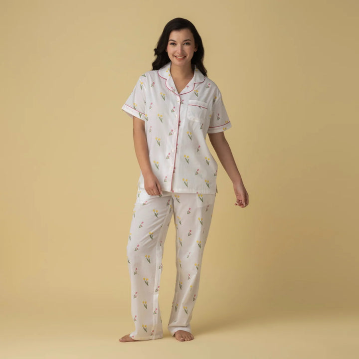 Pyjama 100% coton - Ensemble de nuit pantalon long