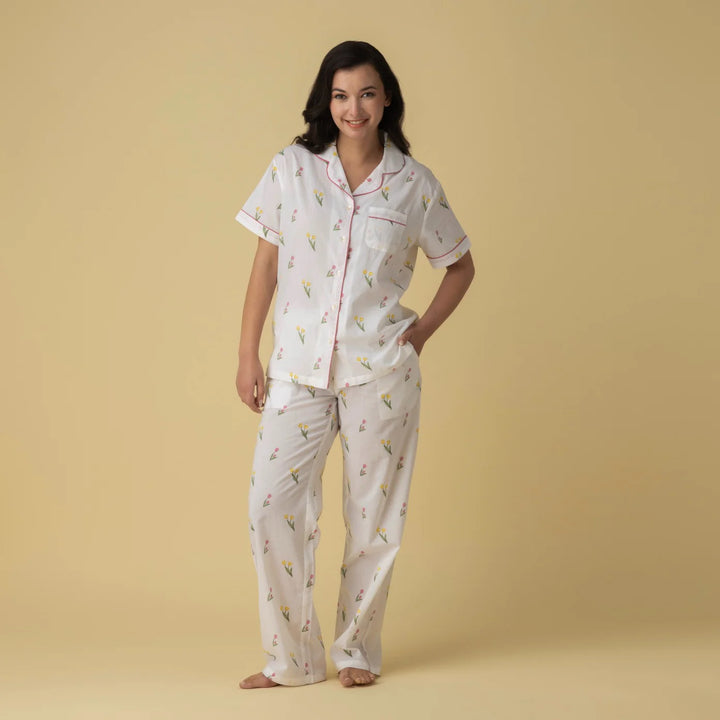 Pyjama 100% coton - Ensemble de nuit pantalon long