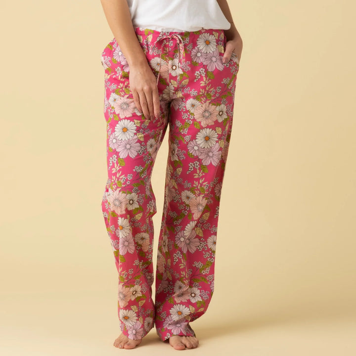Pantalon de nuit - 100% coton léger avec sac de rangement assorti