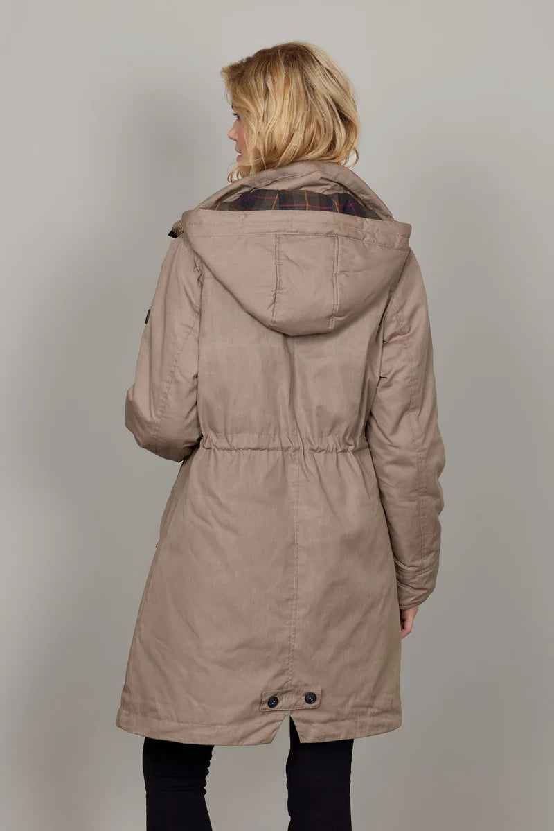 Manteau ciré à capuche amovible