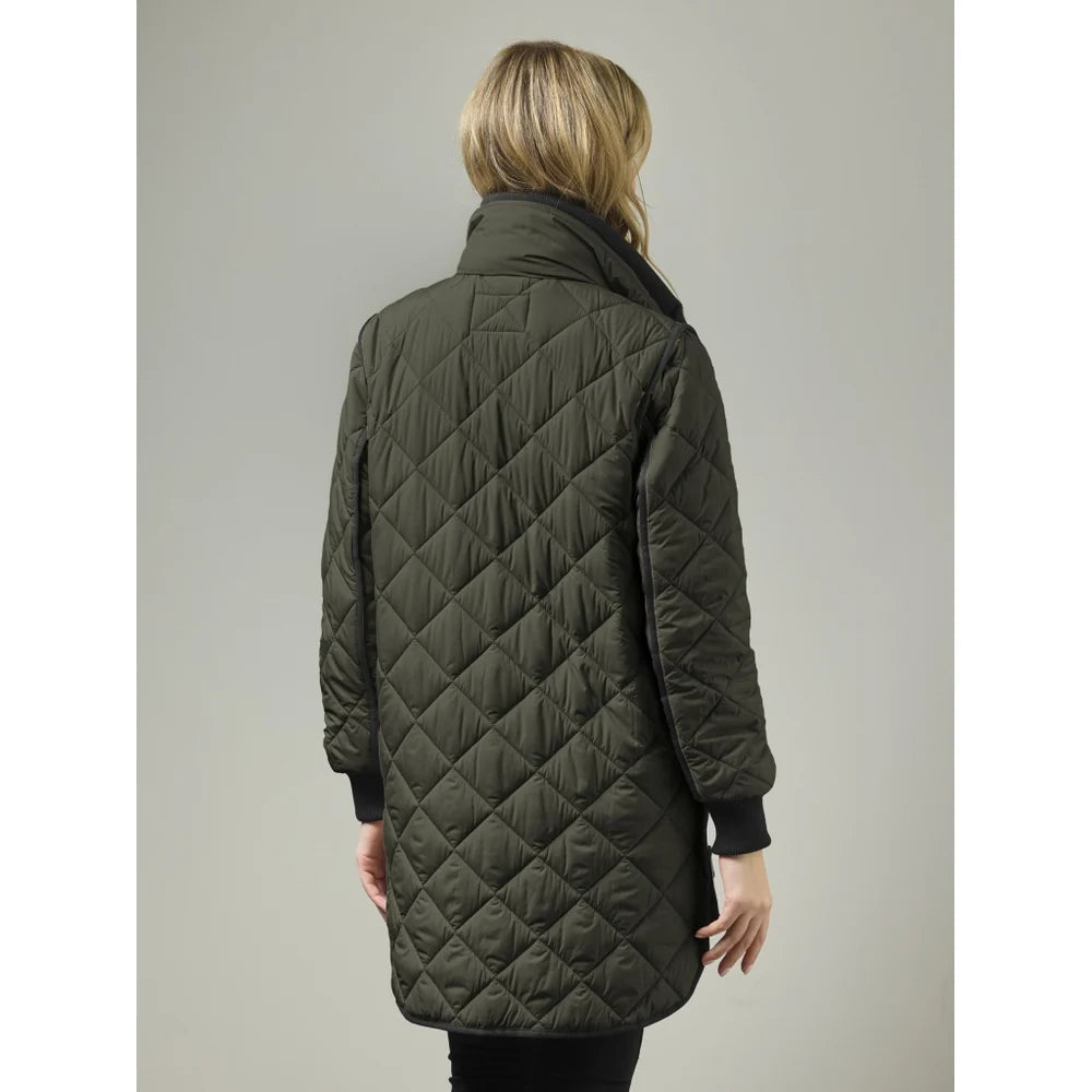 Manteau matelassé Margrethe – Écoresponsable aux détails contrastés