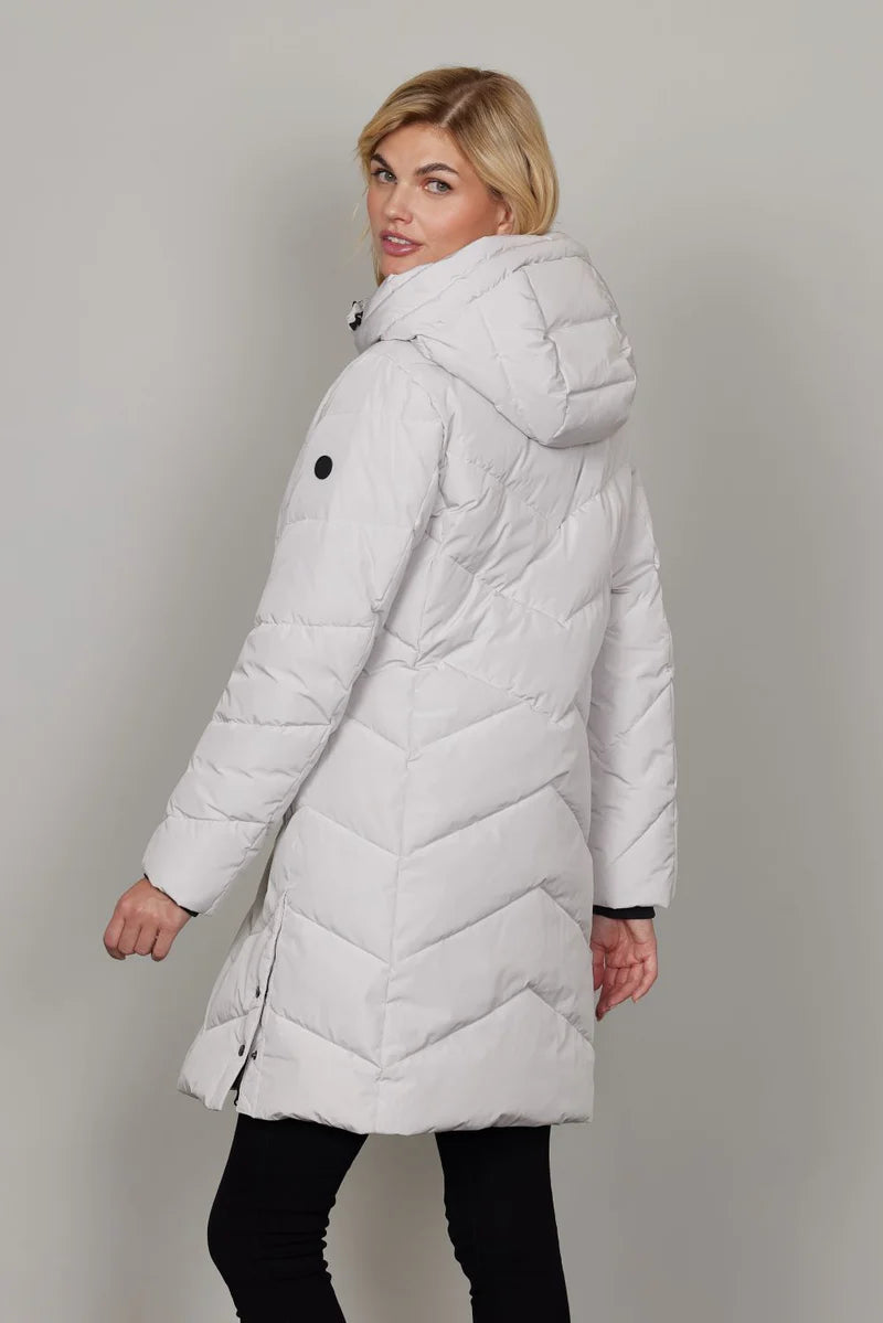 Manteau moderne à capuche Maya