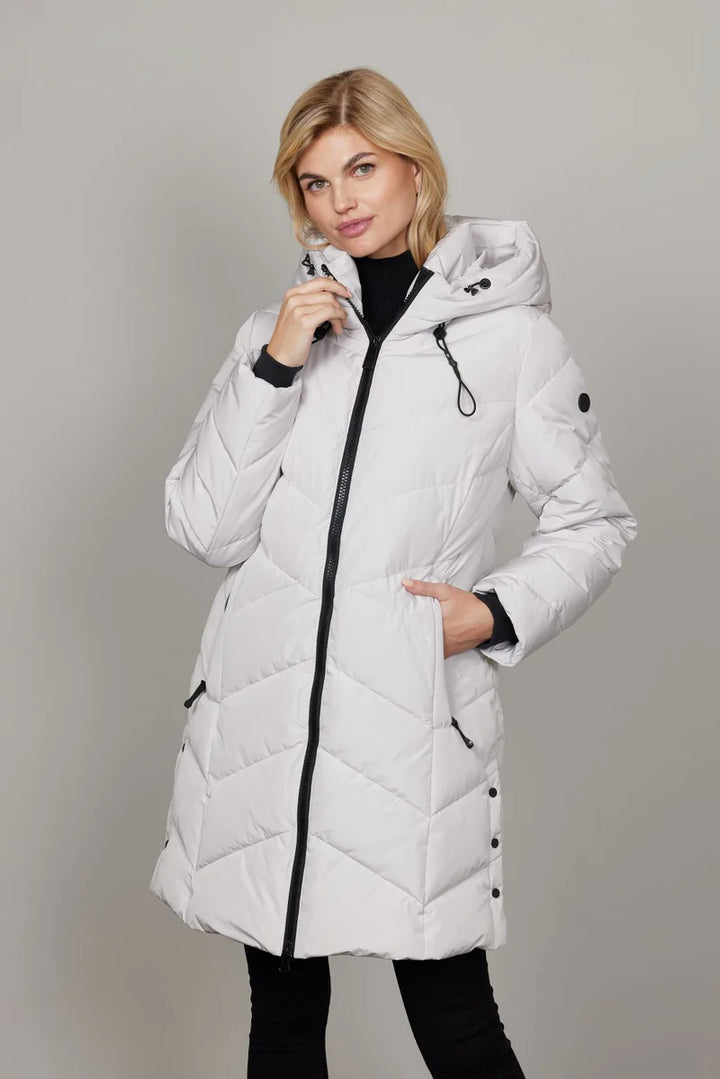 Manteau moderne à capuche Maya