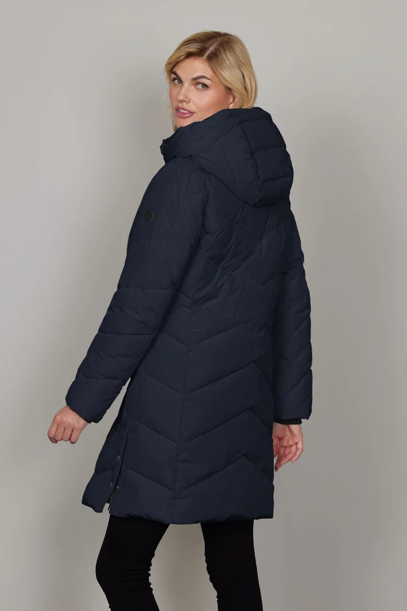 Manteau moderne à capuche Maya