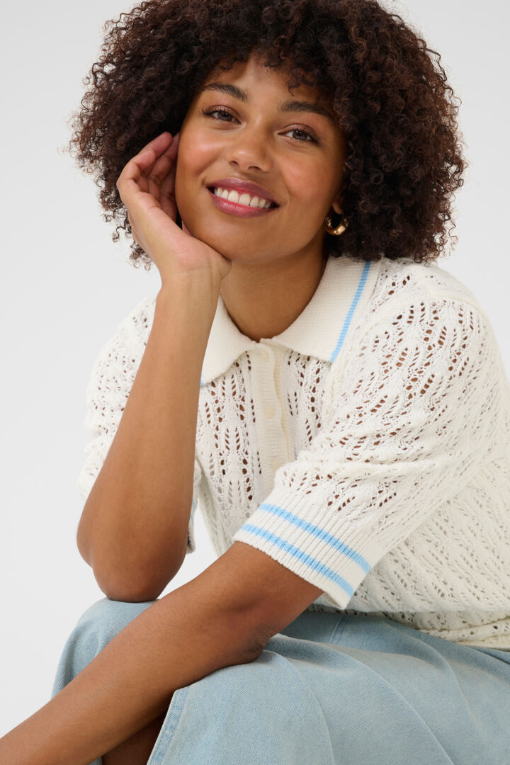 Polo en mailles ouvertes Preps