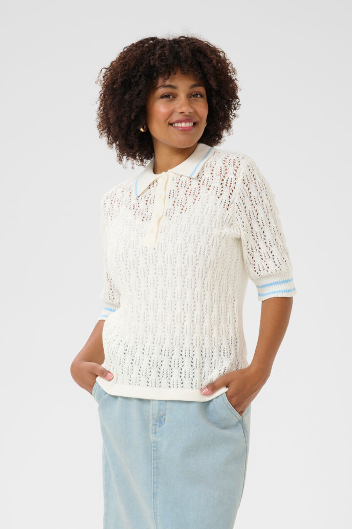 Polo en mailles ouvertes Preps