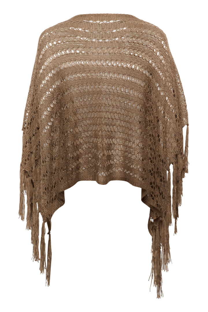 Poncho à franges Alpah